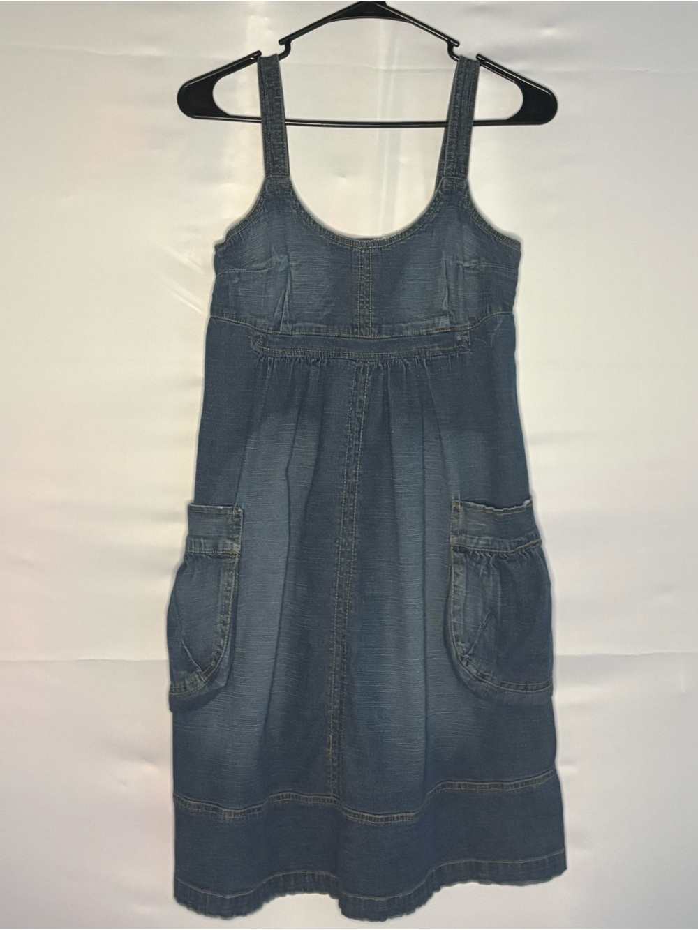 90s Y2K Wet Seal Denim Cargo Dress